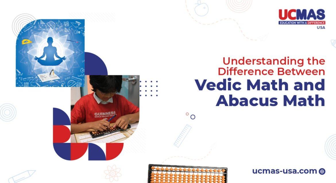 Banner text: Understanding the Difference Between Vedic Math and Abacus Math