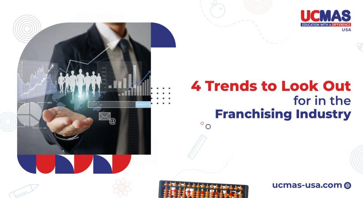 Banner text: 4 Trends to Look Out for in the Franchising Industry