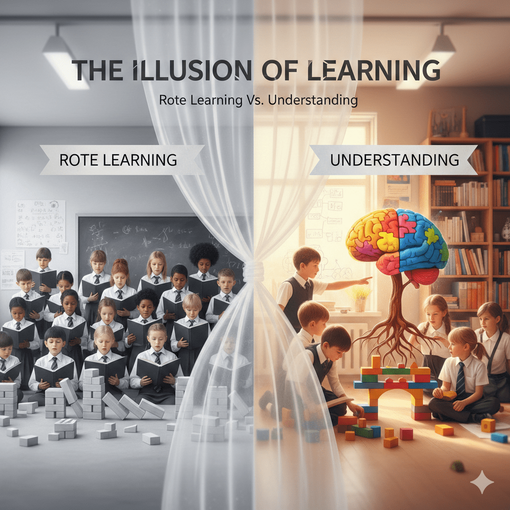 Illusion of Learning: Rote Learning Vs Understanding